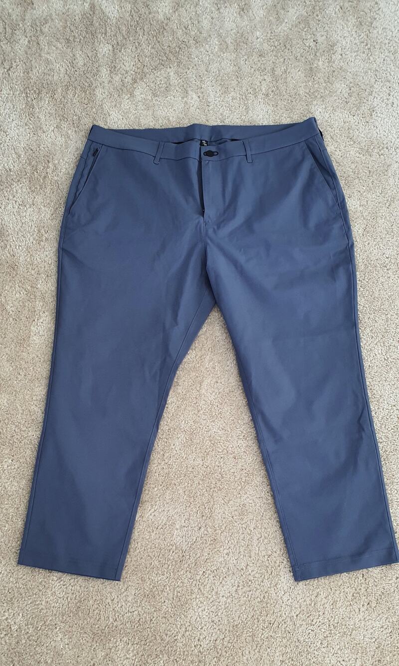 Public Rec Dealmaker Chino Men Size 40/28 Blue Gray Golf Sports NWOT